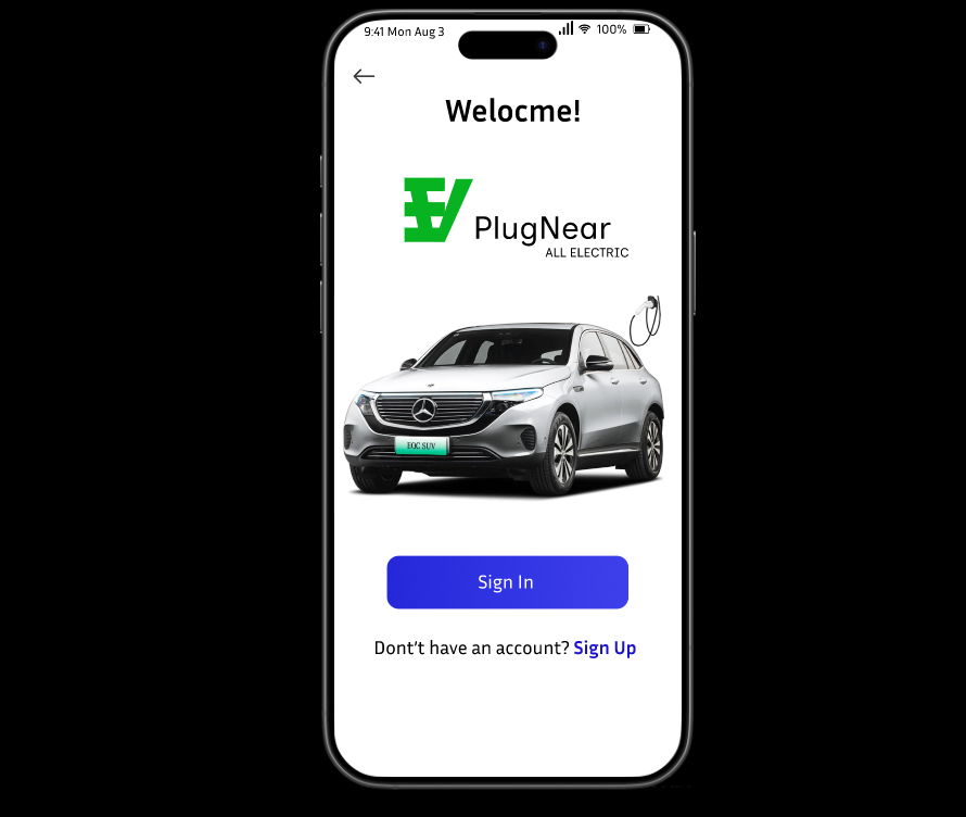 EV Charging Station Search App (UI Design)